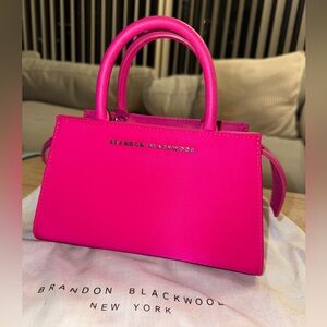 Brandon Blackwood Arlen Bag in Hot Pink